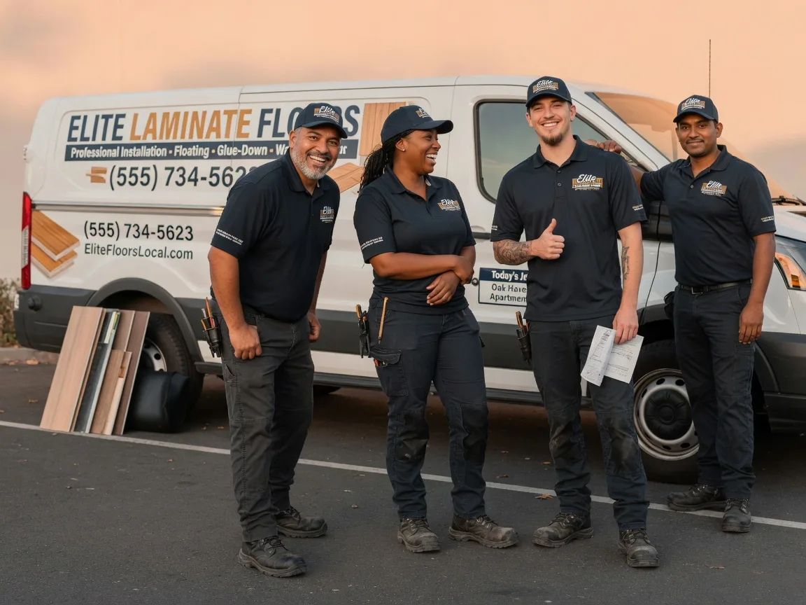 Laminate flooring installation company in Quinton, OK